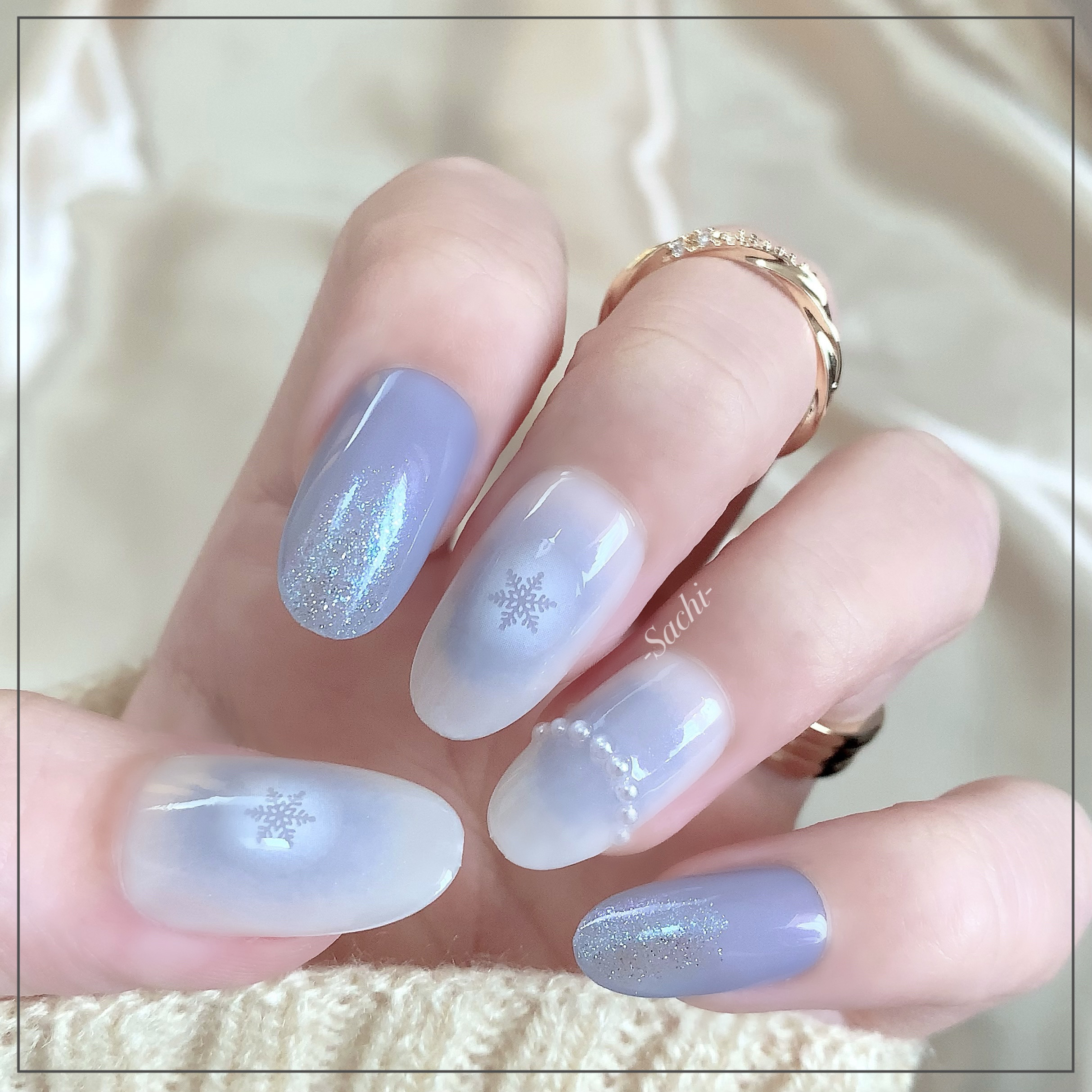 冬ネイルのネイルデザイン】カラフルネイルズ｜キャンメイクの口コミ