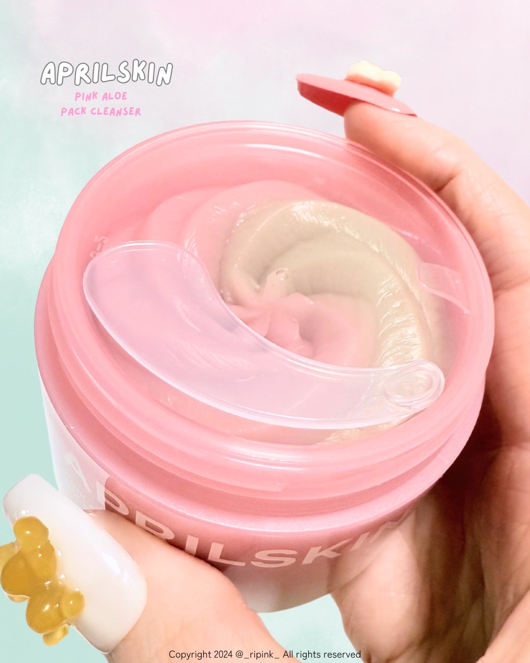 ピンクアロエメレンゲクレンザー/APRILSKIN/その他洗顔料を使ったクチコミ(3枚目)