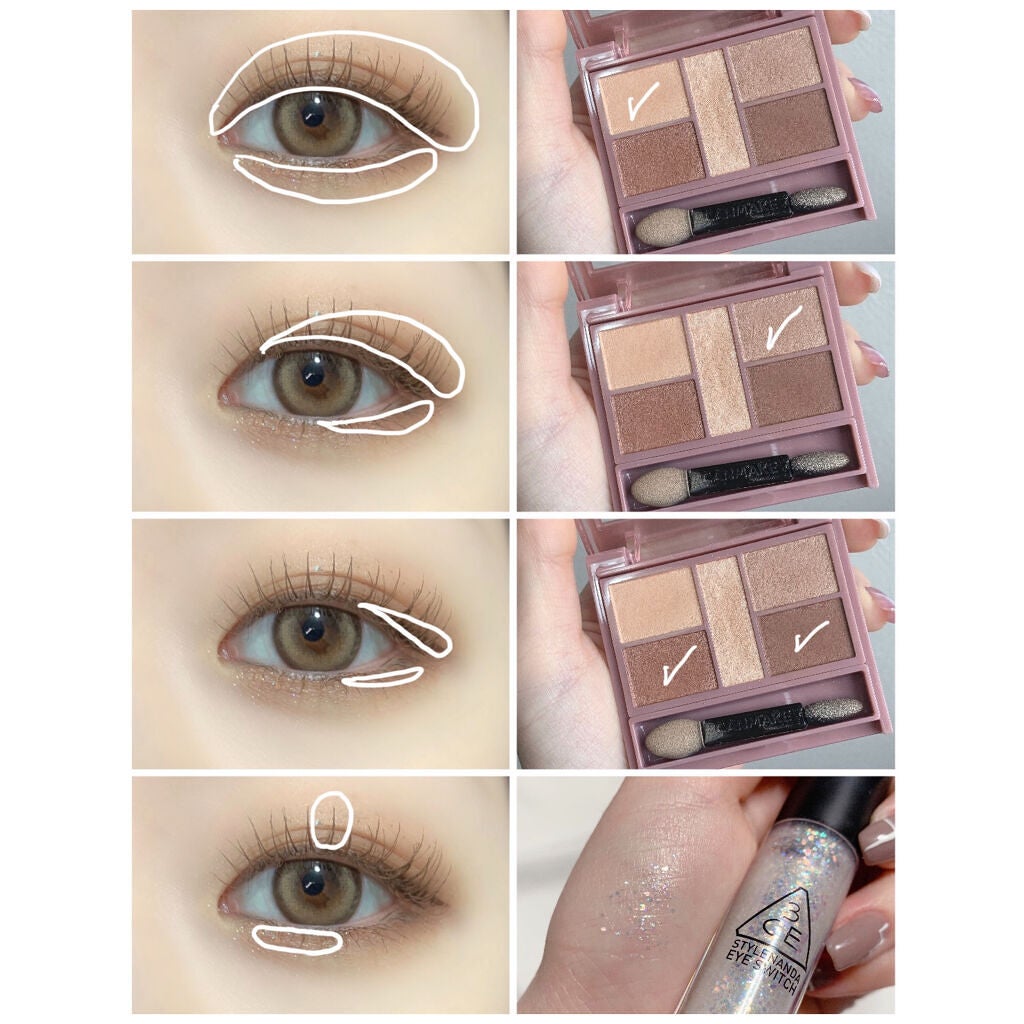 3CE アイスイッチ/3CE/グリッターを使ったクチコミ(3枚目)