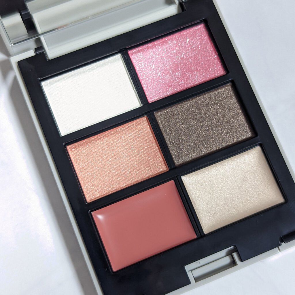 MY MIXED PALETTE 6色カスタムパレット 06 BUBBLE GUM/MN/マルチパレットを使ったクチコミ（2枚目）