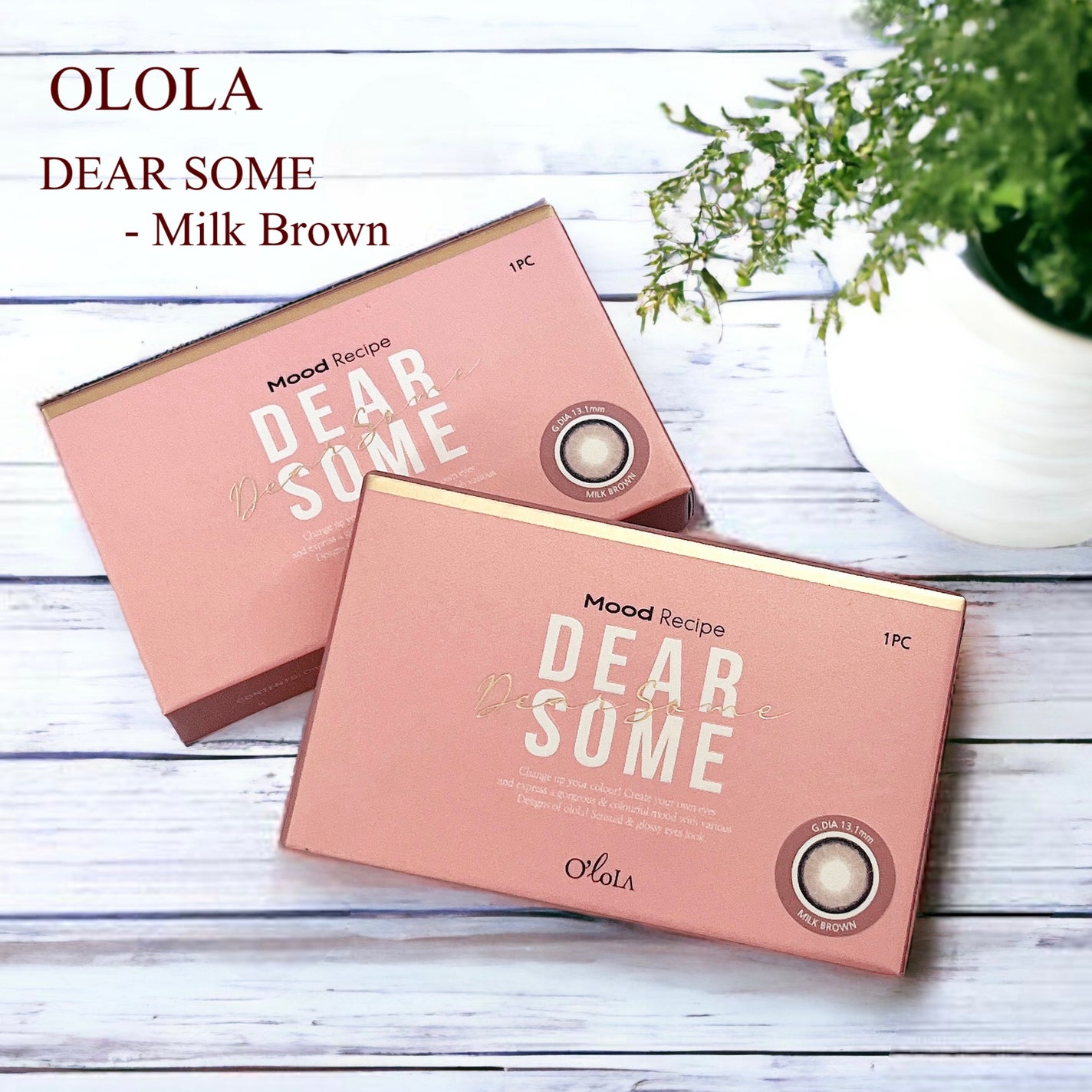 ディアサム(DearSome)/OLOLA/カラーコンタクトレンズを使ったクチコミ(1枚目)