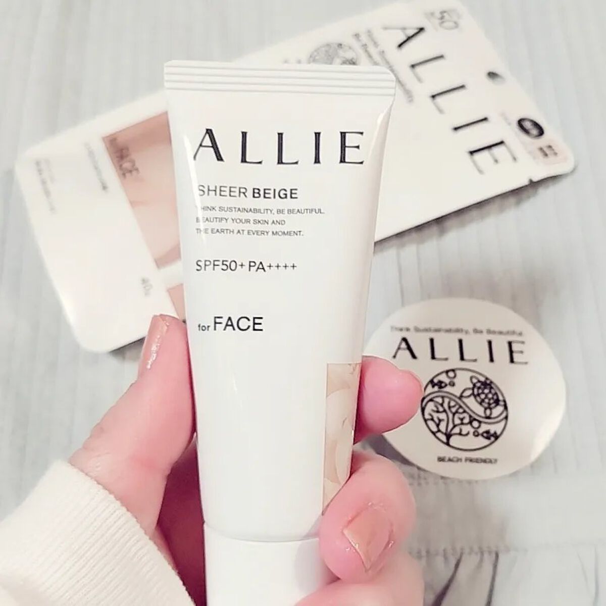 アリィー クロノビューティ カラーチューニングUV/アリィー/日焼け止めクリームを使ったクチコミ（2枚目）