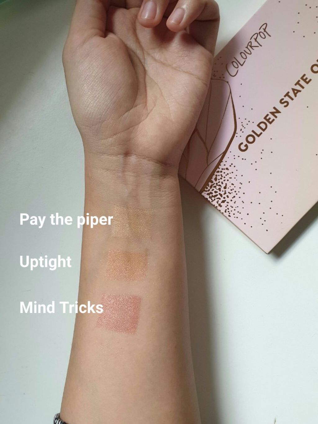 GOLDEN STATE OF MIND/ColourPop/アイシャドウパレットを使ったクチコミ(1枚目)