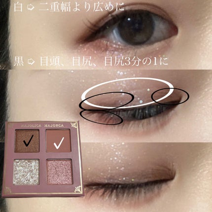 シャドーフラッシュ /MAJOLICA MAJORCA/アイシャドウパレットを使ったクチコミ(2枚目)