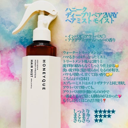 ハイドロミストN/plus eau/アウトバストリートメントを使ったクチコミ(5枚目)