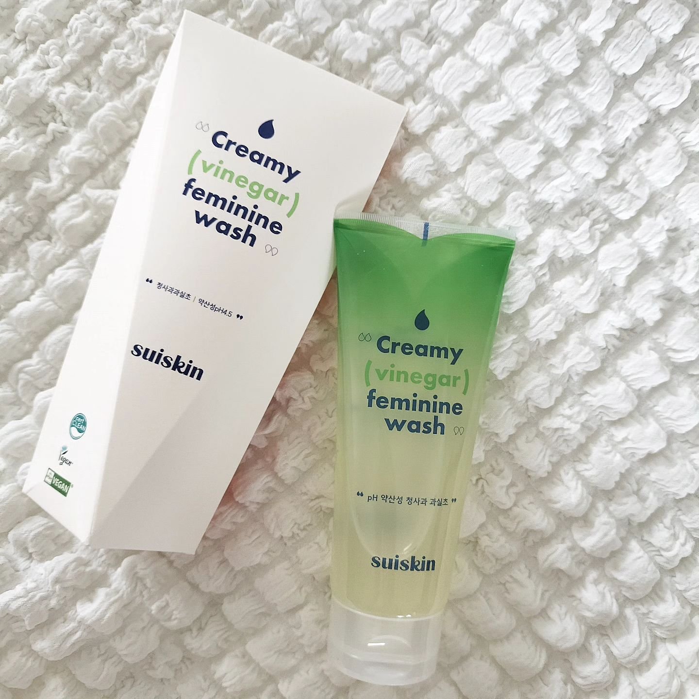 クリーミービネガーフェミニンウォッシュ/suiskin/ボディソープを使ったクチコミ（1枚目）