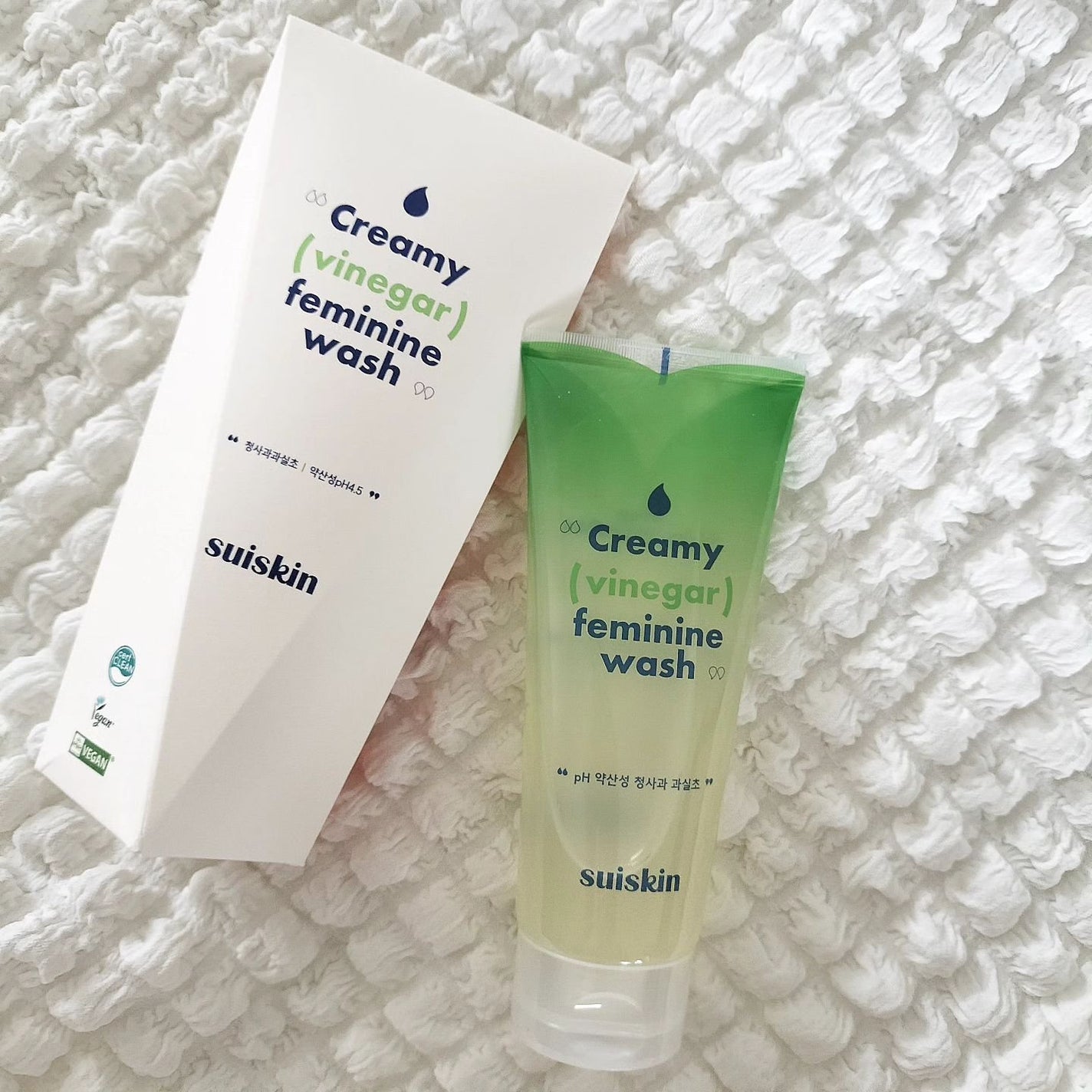 クリーミービネガーフェミニンウォッシュ/suiskin/ボディソープを使ったクチコミ(1枚目)