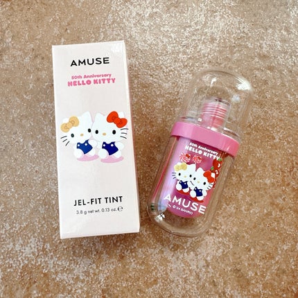 ジェルフィットティント/AMUSE/リップティントを使ったクチコミ(7枚目)