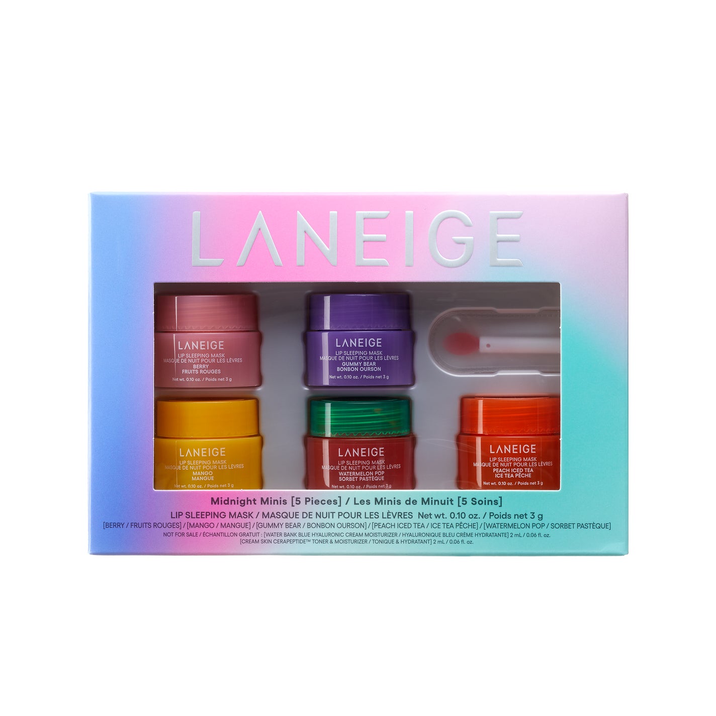 LANEIGE★新フレーバー追加★リップ スリーピング マスク 試してみた】リップスリーピングマスク ミッドナイトミニズ