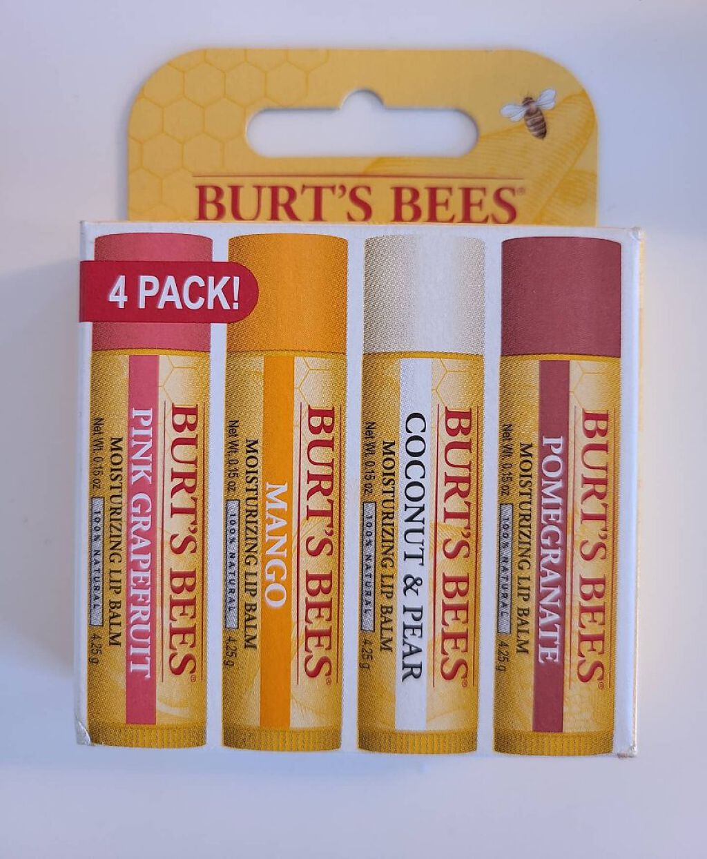 ピンクグレープフルーツ リップバーム/BURT'S BEES/リップバームを使ったクチコミ(1枚目)