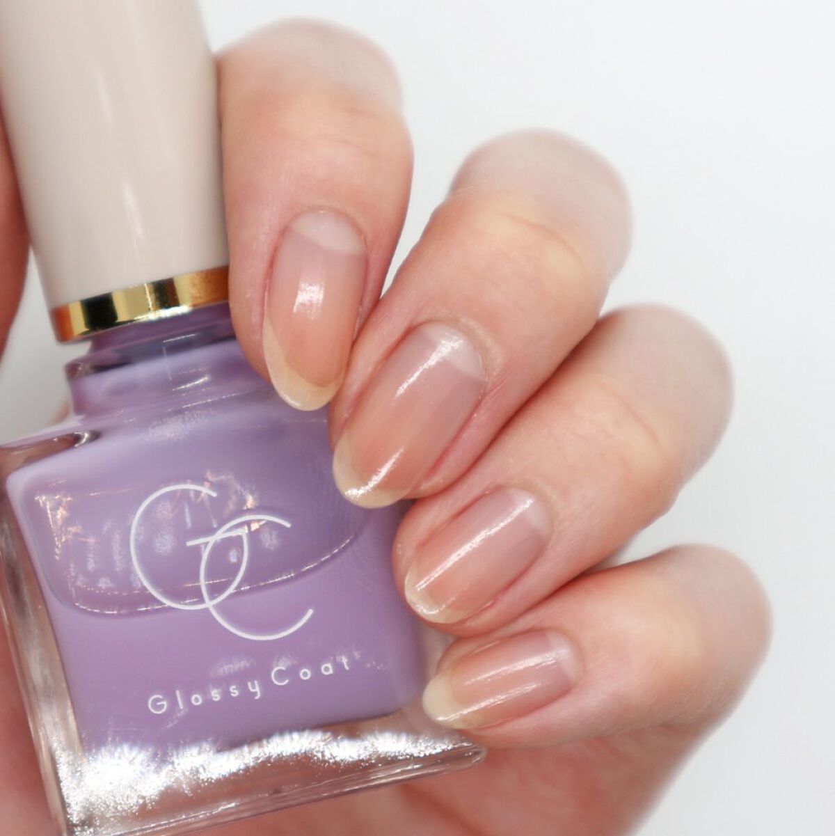 グロッシーコート シアーラベンダー（数量限定）【新】/スキューズミー/オールインワンネイルを使ったクチコミ（3枚目）