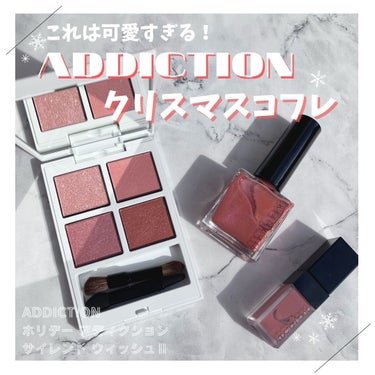 ホリデー アディクション サイレント ウィッシュⅠ/ADDICTION/メイクアップキットを使ったクチコミ（1枚目）