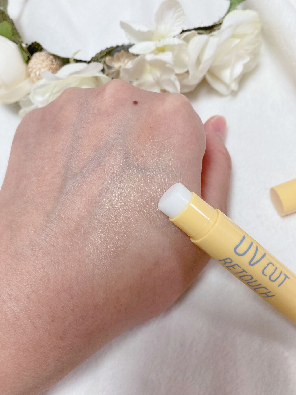 UVカット&リタッチスティック /shushupa!/日焼け止めスティックを使ったクチコミ（2枚目）