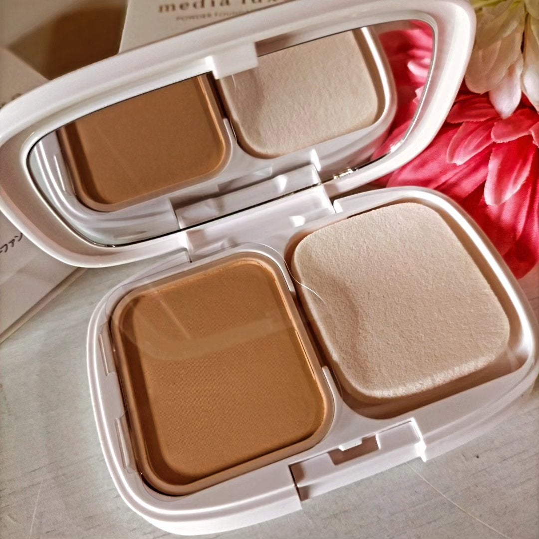 パウダーファンデーション/media luxe/パウダーファンデーションを使ったクチコミ(2枚目)