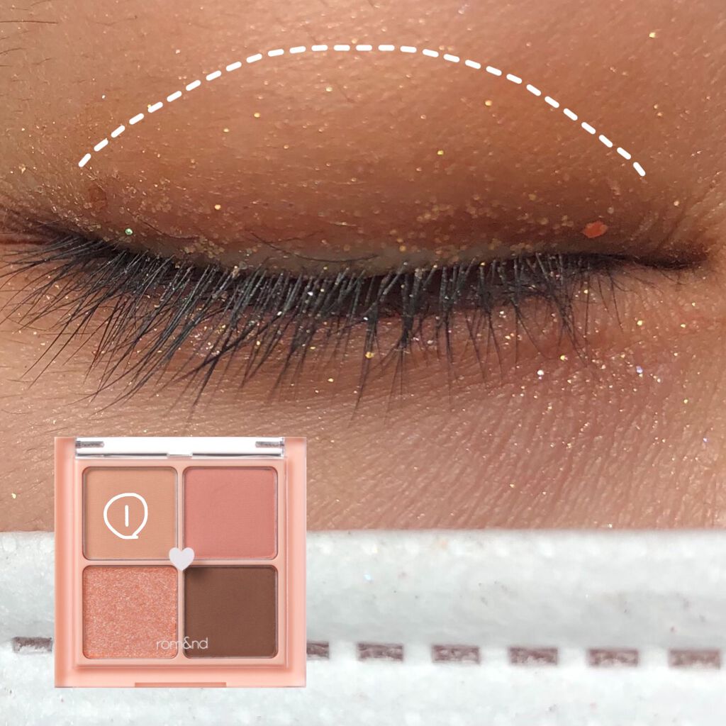 フォーリング イン アイシャドウ パレット 01 フォーリングインブラウン/Peach C/アイシャドウパレットを使ったクチコミ（2枚目）