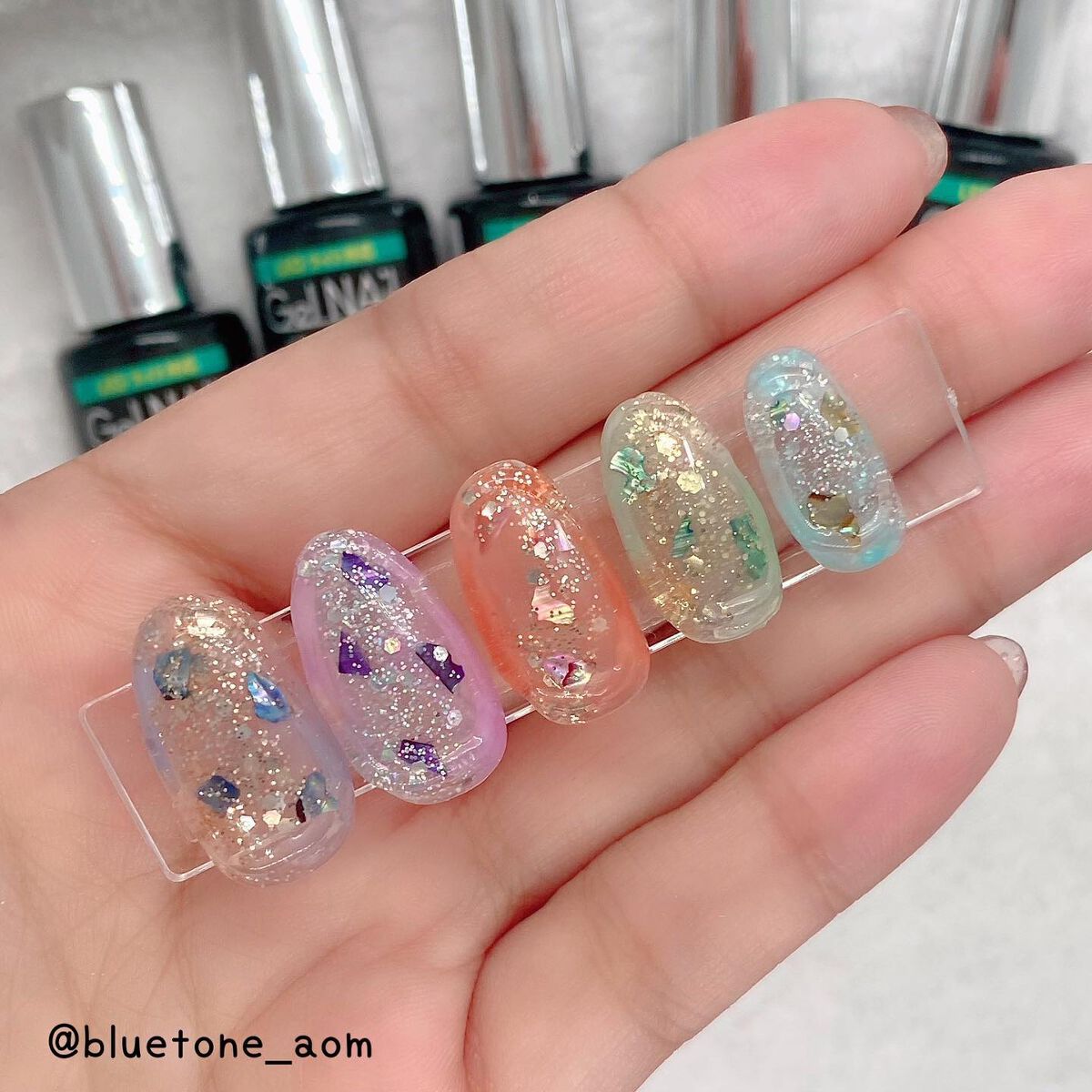 ジェルネイル(ライト対応)/セリア/ジェルネイルを使ったクチコミ(1枚目)