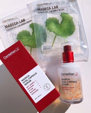 centellian24

✿MADECA VITAL CAPSULE SERUM　 
　マデカ バイタル カプセルセラム
□韓国二重機能性化粧品
　(美白、シワ改善)
□ハリとツヤに満ちた明るい肌へと