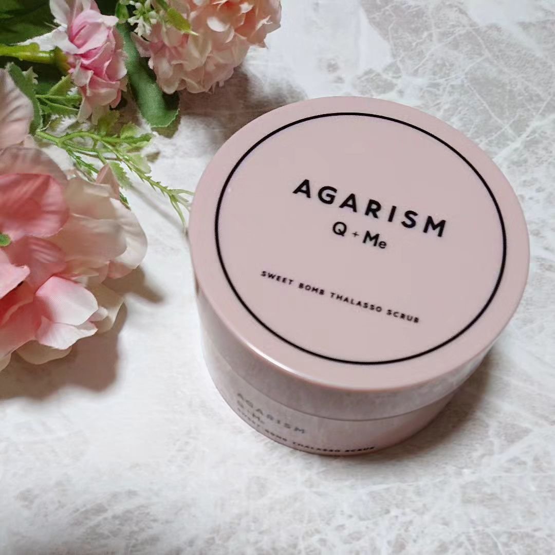 Q+Me スウィート ボム タラソ スクラブ/AGARISM/バストケア・ヒップケアを使ったクチコミ（1枚目）