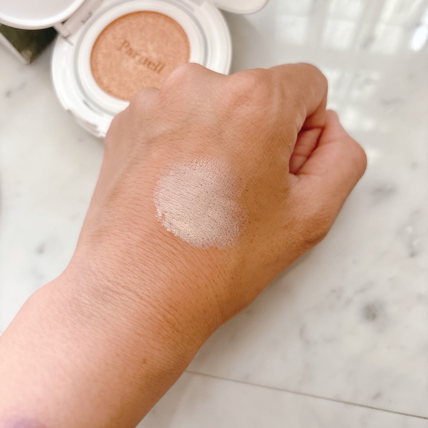 シカマヌ セラム クッションファンデ/parnell/クッションファンデーションを使ったクチコミ(4枚目)