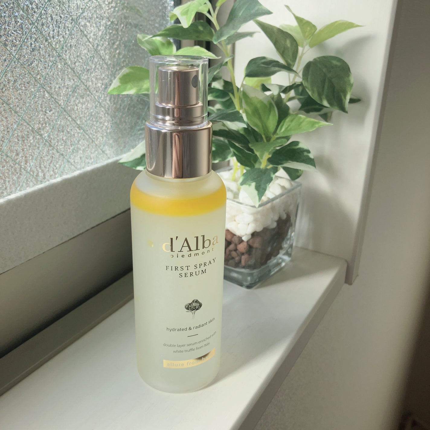 ダルバ ホワイトトリュフファーストスプレーセラム/ダルバ/ミスト状化粧水を使ったクチコミ(2枚目)