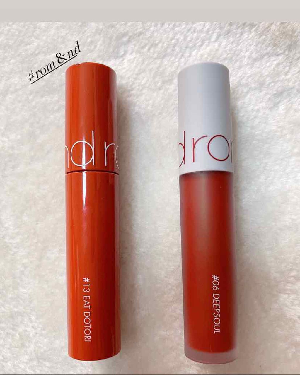 ジューシーラスティングティント/rom&nd/リップティントを使ったクチコミ（1枚目）