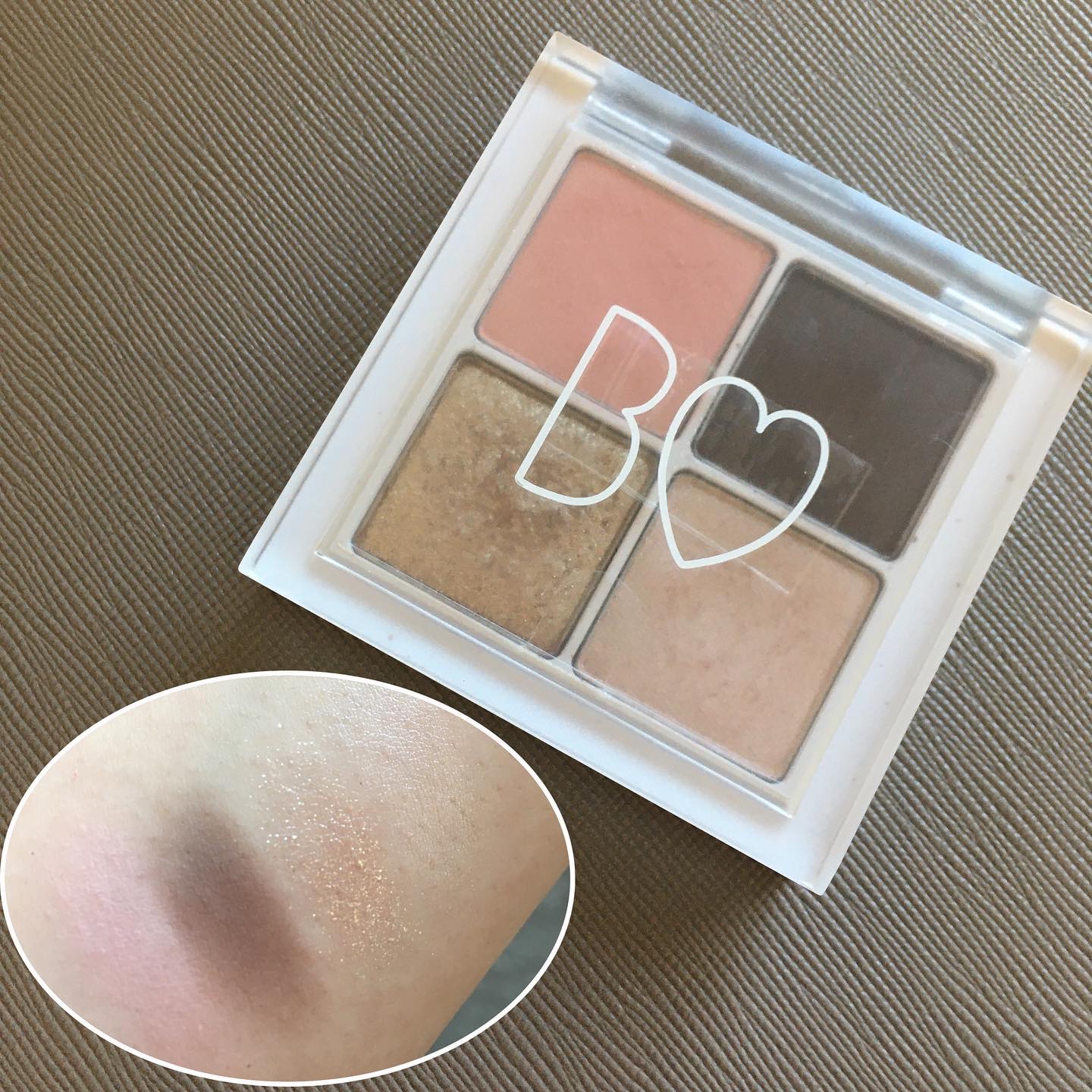 THE アイパレR 04 強がりのピンクグレージュ【新】/b idol/アイシャドウパレットを使ったクチコミ（2枚目）