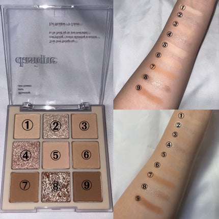 シャドウパレット/dasique/アイシャドウパレットを使ったクチコミ(2枚目)