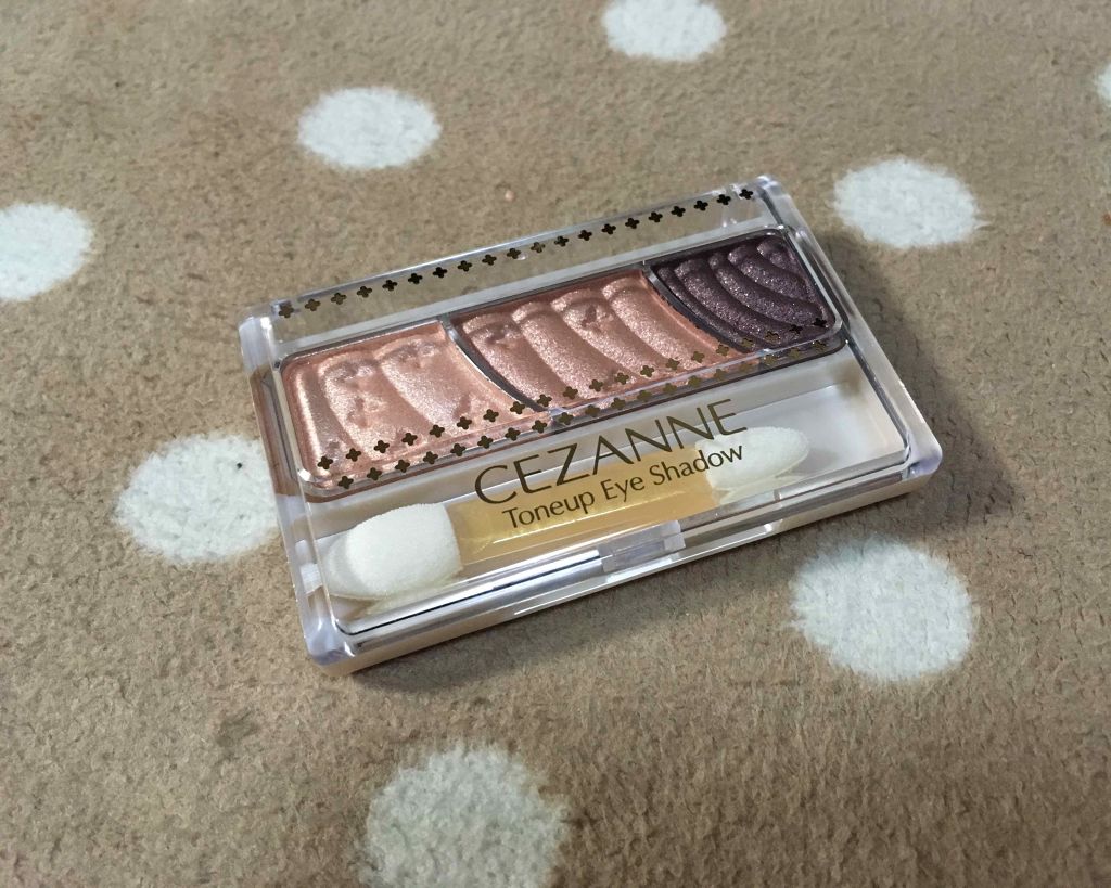 トーンアップアイシャドウ/CEZANNE/アイシャドウパレットを使ったクチコミ(1枚目)