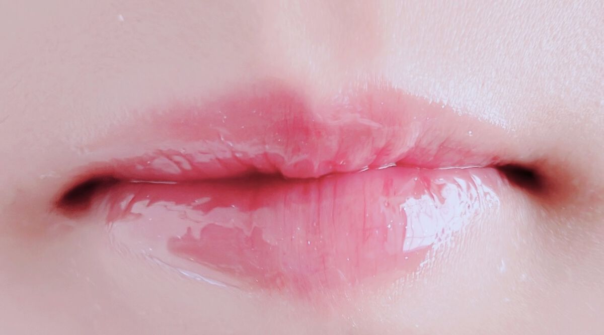 グラスティングウォーターグロス/rom&nd/リップグロスを使ったクチコミ（2枚目）