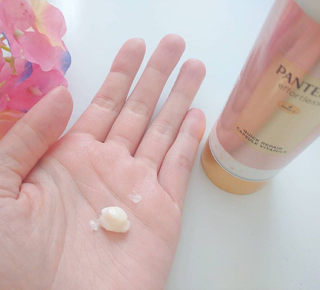 パンテーン エフォートレス クイック リペアー カプセル ヴィタミルク(洗い流さないトリートメント)/パンテーン/ヘアミルクを使ったクチコミ(2枚目)