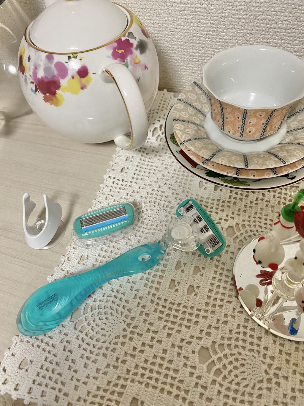 ハイドロシルク 敏感肌用 ホルダー （刃付き＋替刃１コ）/ハイドロシルク/シェーバーを使ったクチコミ（1枚目）