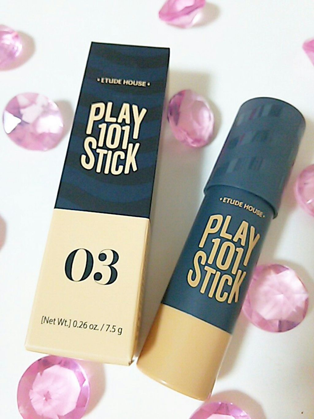 プレイ101スティック/ETUDE/ジェル・クリームチークを使ったクチコミ（1枚目）