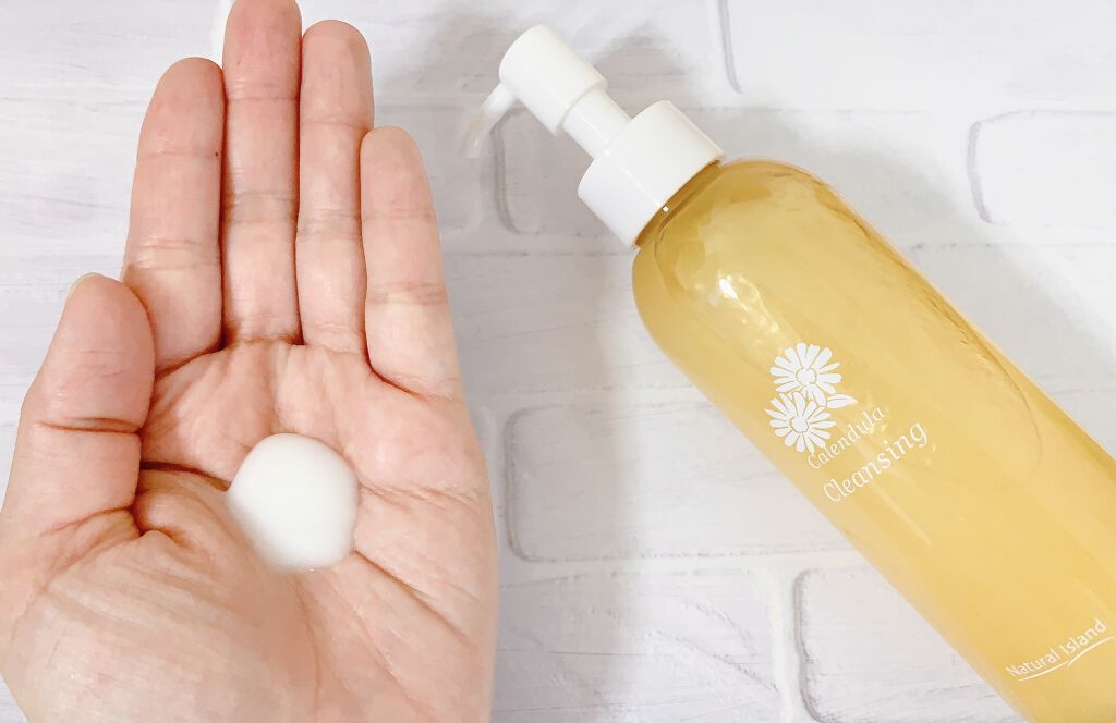 カレンデュラ手づみクレンジング/ナチュラルアイランド/ミルククレンジングを使ったクチコミ（2枚目）