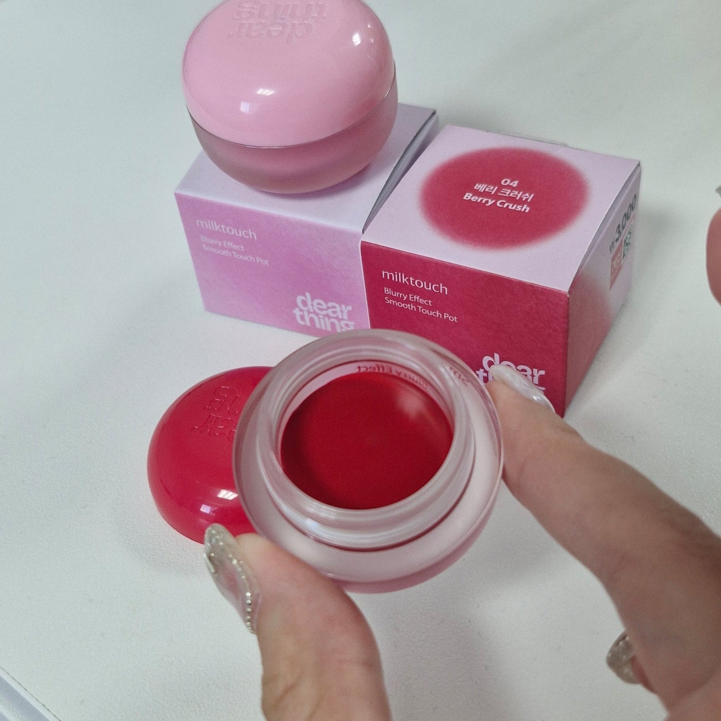 blurry effect smooth touch pot/Milk Touch/ジェル・クリームチークを使ったクチコミ(1枚目)