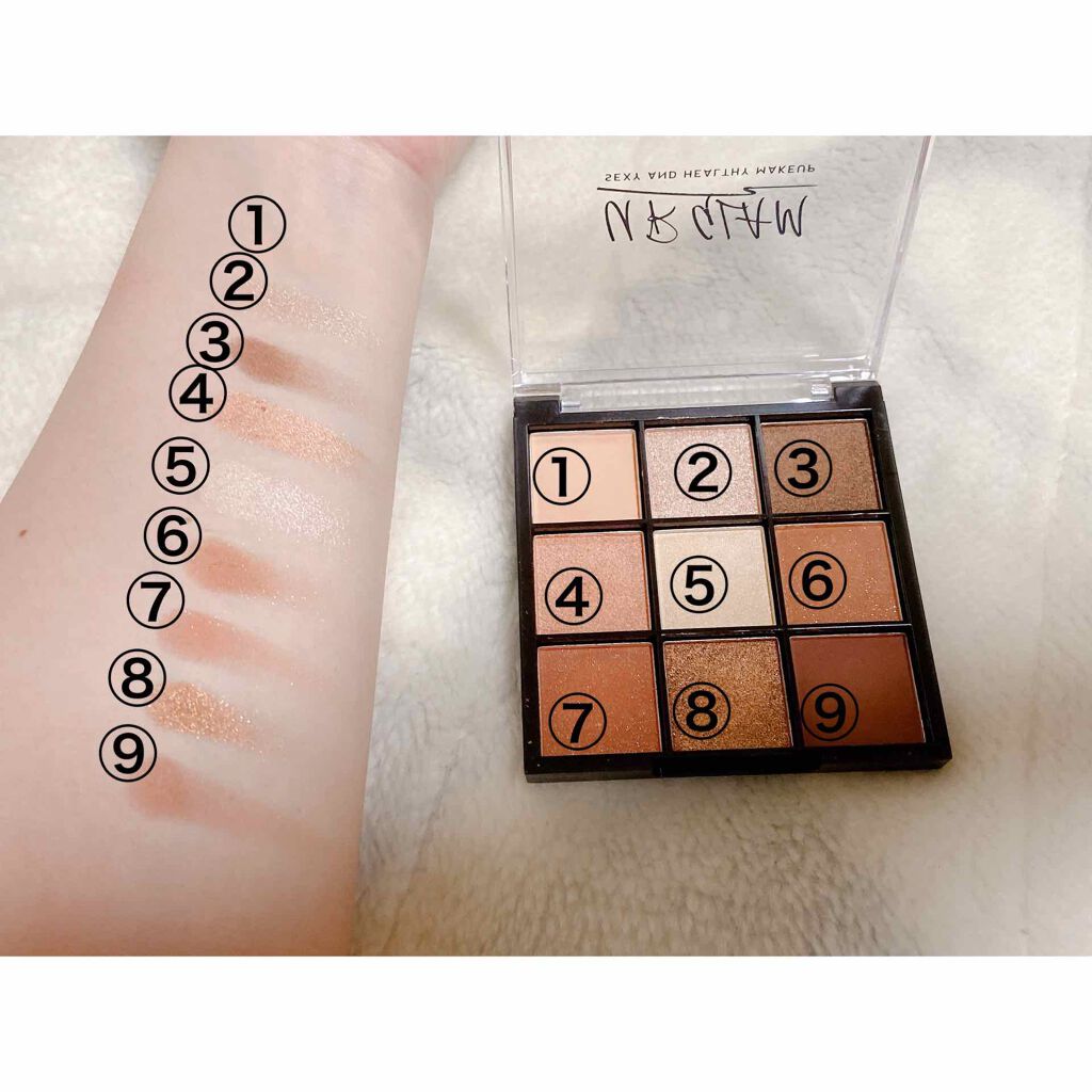 UR GLAM BLOOMING EYE COLOR PALETTE/U R GLAM/アイシャドウパレットを使ったクチコミ(2枚目)
