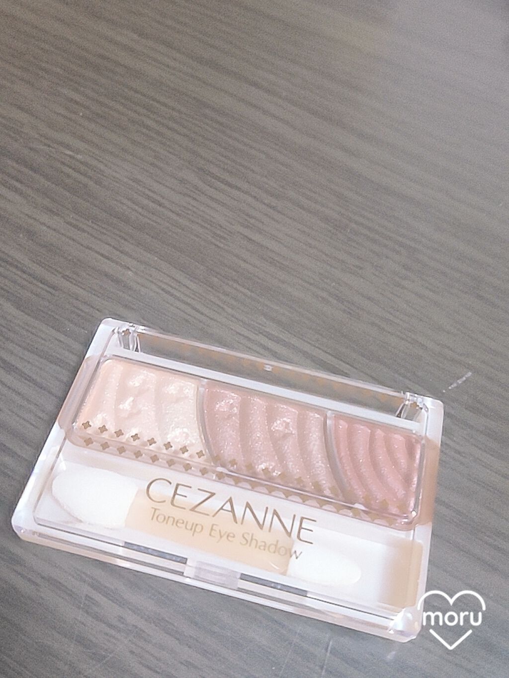 トーンアップアイシャドウ/CEZANNE/アイシャドウパレットを使ったクチコミ（1枚目）