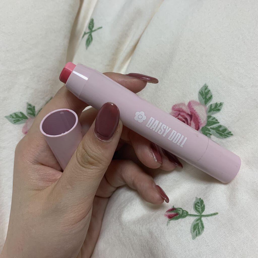 デュアル カラー スティック PK-01（ローズピンク）/DAISY DOLL by MARY QUANT/スティックアイシャドウを使ったクチコミ（1枚目）