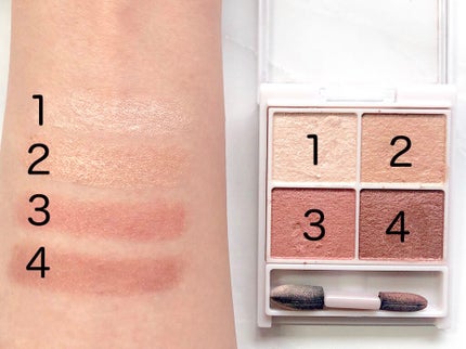 シルキースフレアイズ/キャンメイク/アイシャドウパレットを使ったクチコミ(2枚目)