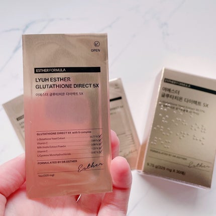 ヨエスターグルタチオンダイレクト5X/ESTHER FORMULA/美容サプリメントを使ったクチコミ(2枚目)