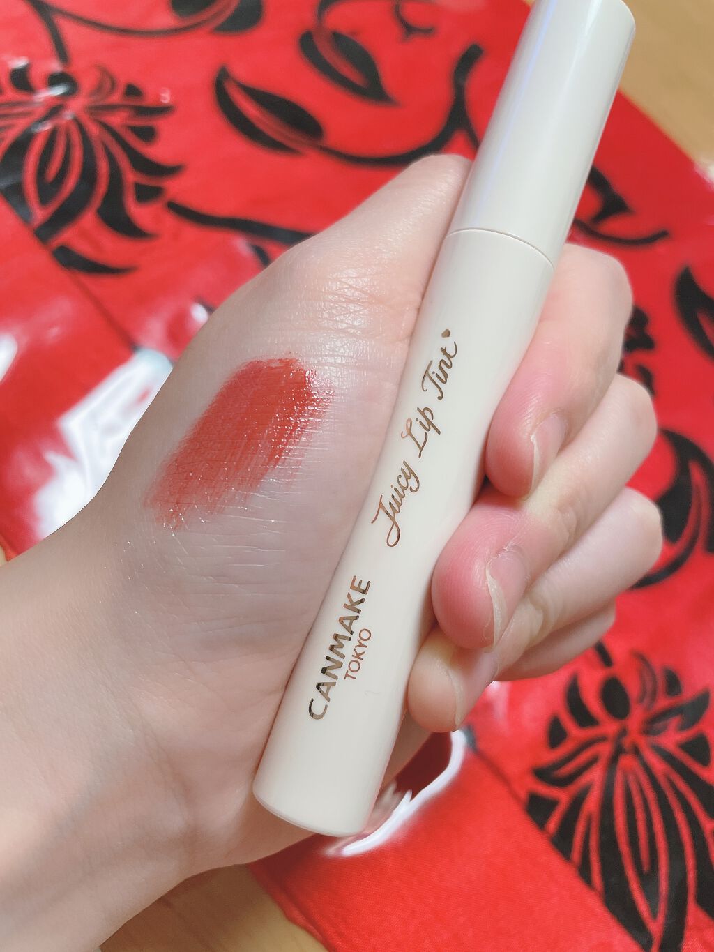 ジューシーリップティント/キャンメイク/口紅を使ったクチコミ(3枚目)