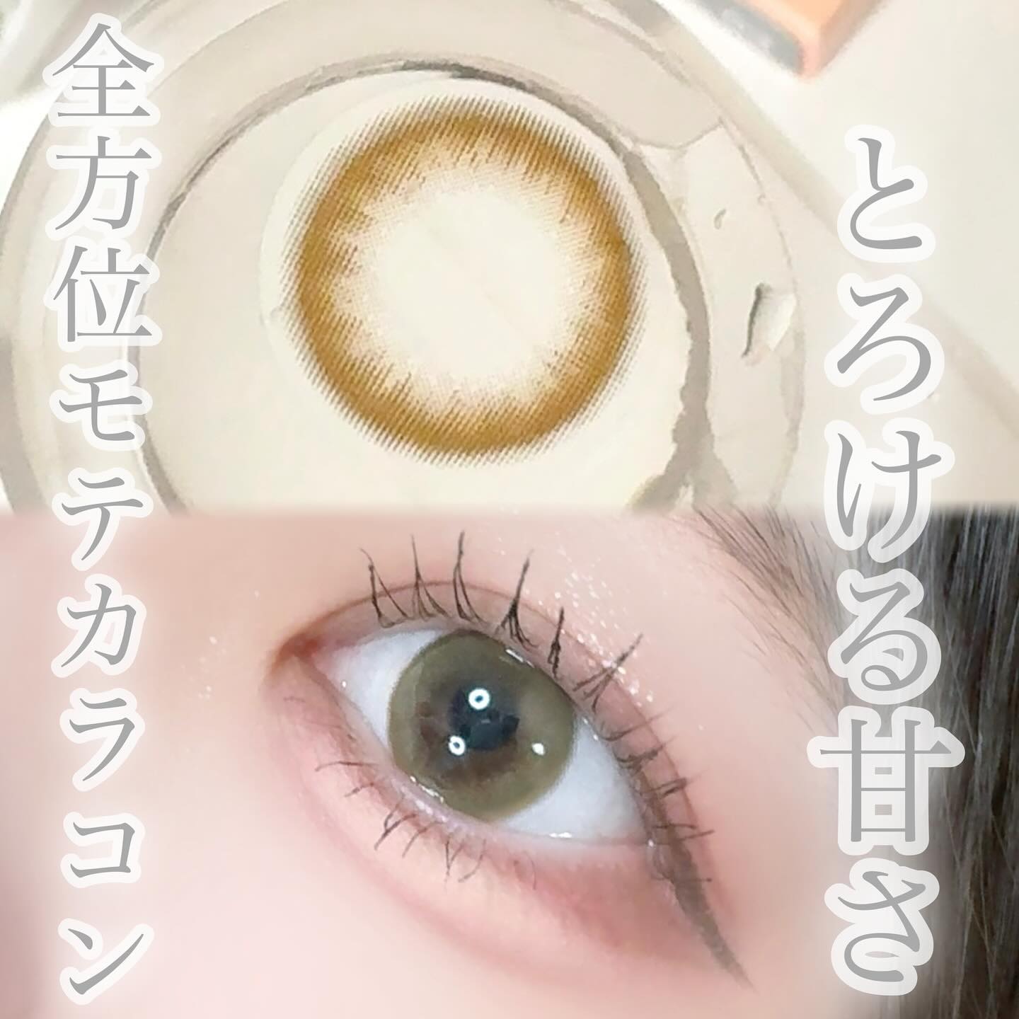 melotte 1day/melotte/ワンデー（１DAY）カラコンを使ったクチコミ（1枚目）