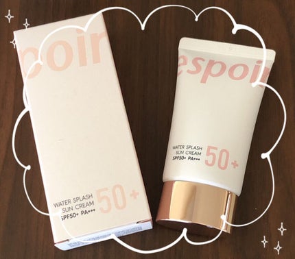 ウォータースプラッシュサンクリーム/espoir/日焼け止め・UVケアを使ったクチコミ(1枚目)