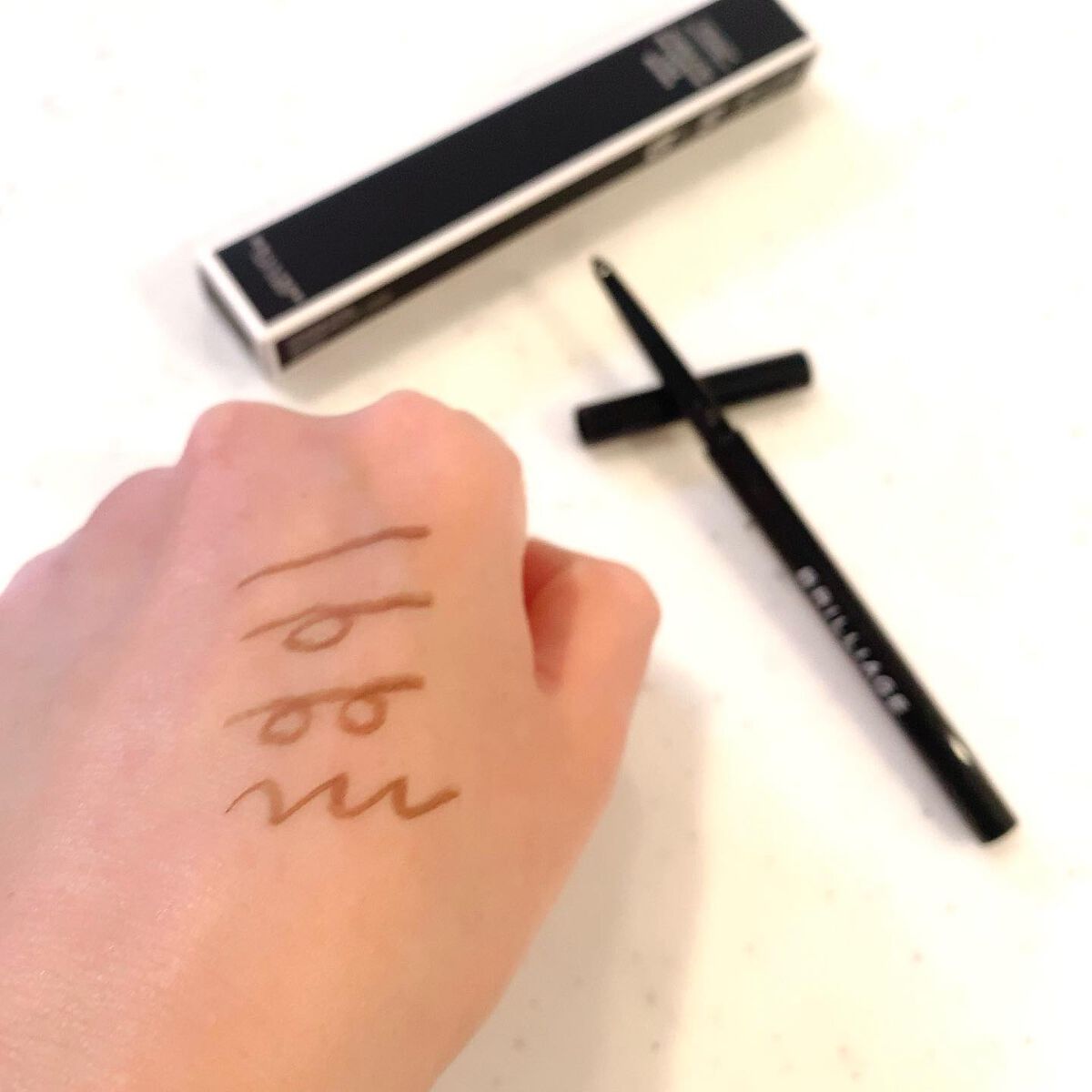 パワーアイズ ウォータープルーフライナー/ブリリアージュ/ペンシルアイライナーを使ったクチコミ(4枚目)