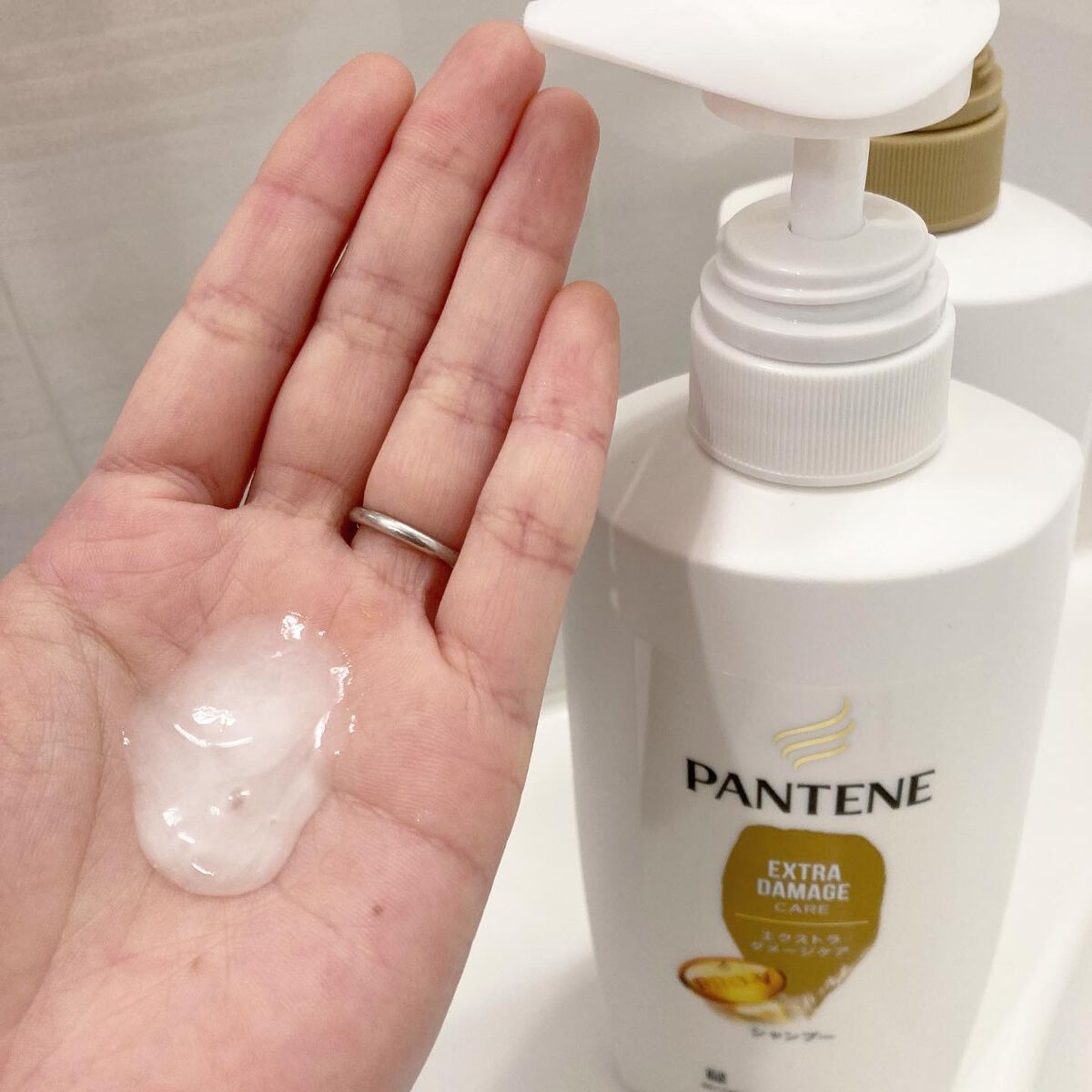 エクストラダメージケア シャンプー／トリートメント in コンディショナー シャンプー/パンテーン/市販シャンプーを使ったクチコミ（2枚目）