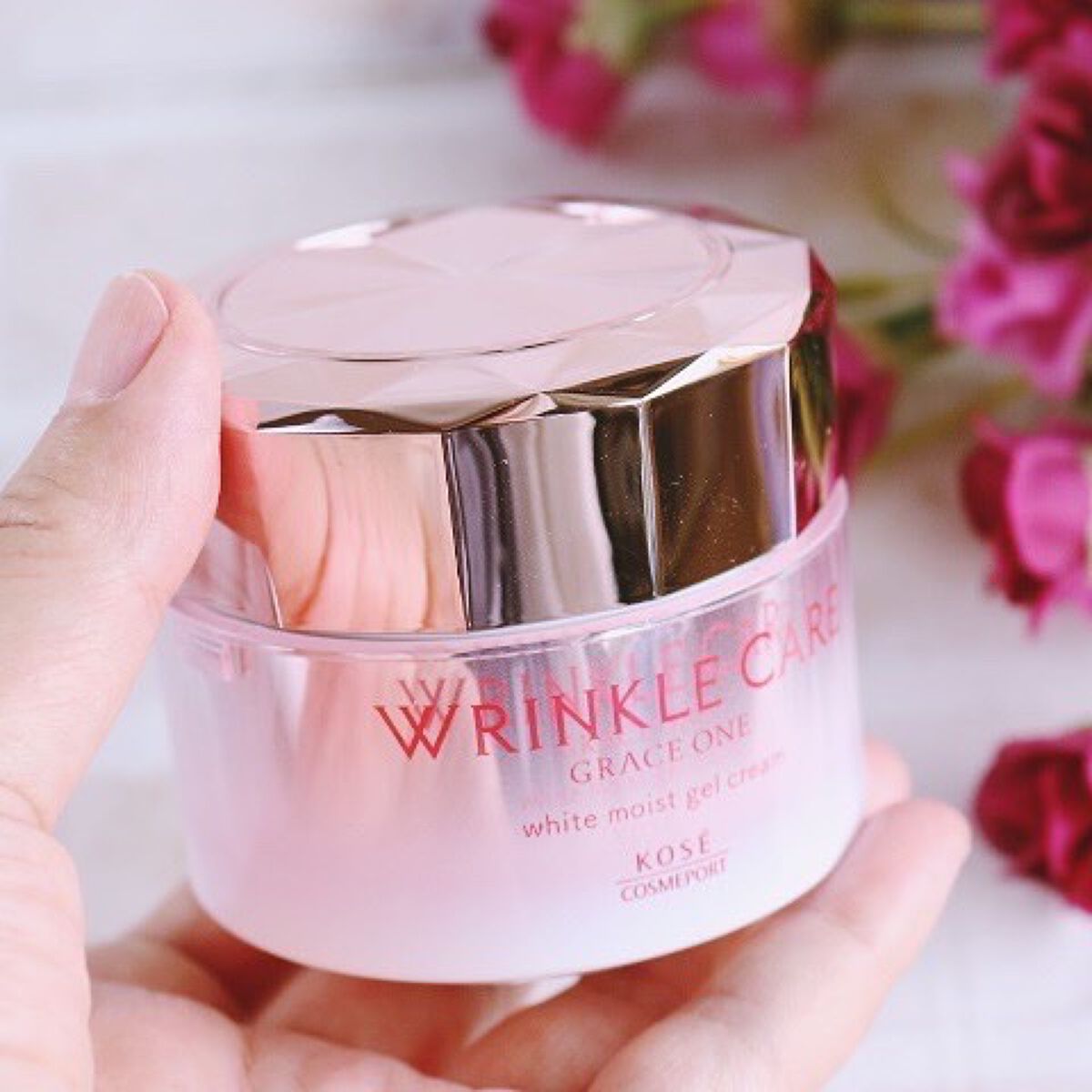 リンクルケア ホワイト モイストジェルクリーム/グレイスワン/オールインワン化粧品を使ったクチコミ(1枚目)