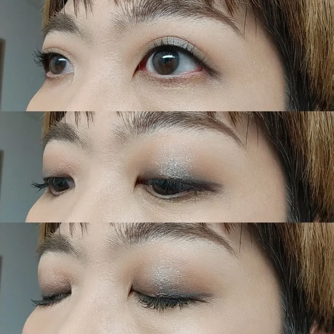 THREE シマリング グロー デュオ/THREE/クリームハイライトを使ったクチコミ(3枚目)