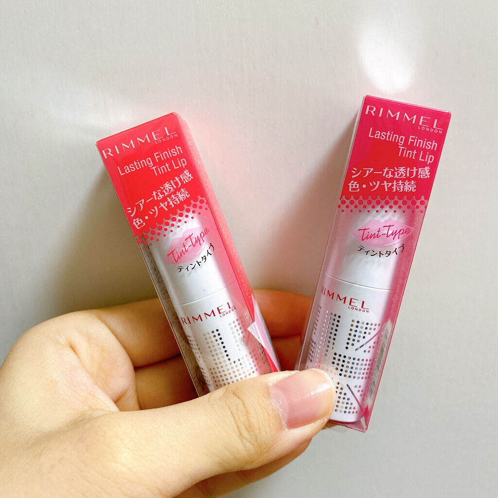 ラスティングフィニッシュ ティントリップ 005 ヴァイオレットピンク/リンメル ロンドン/リップティントを使ったクチコミ（3枚目）