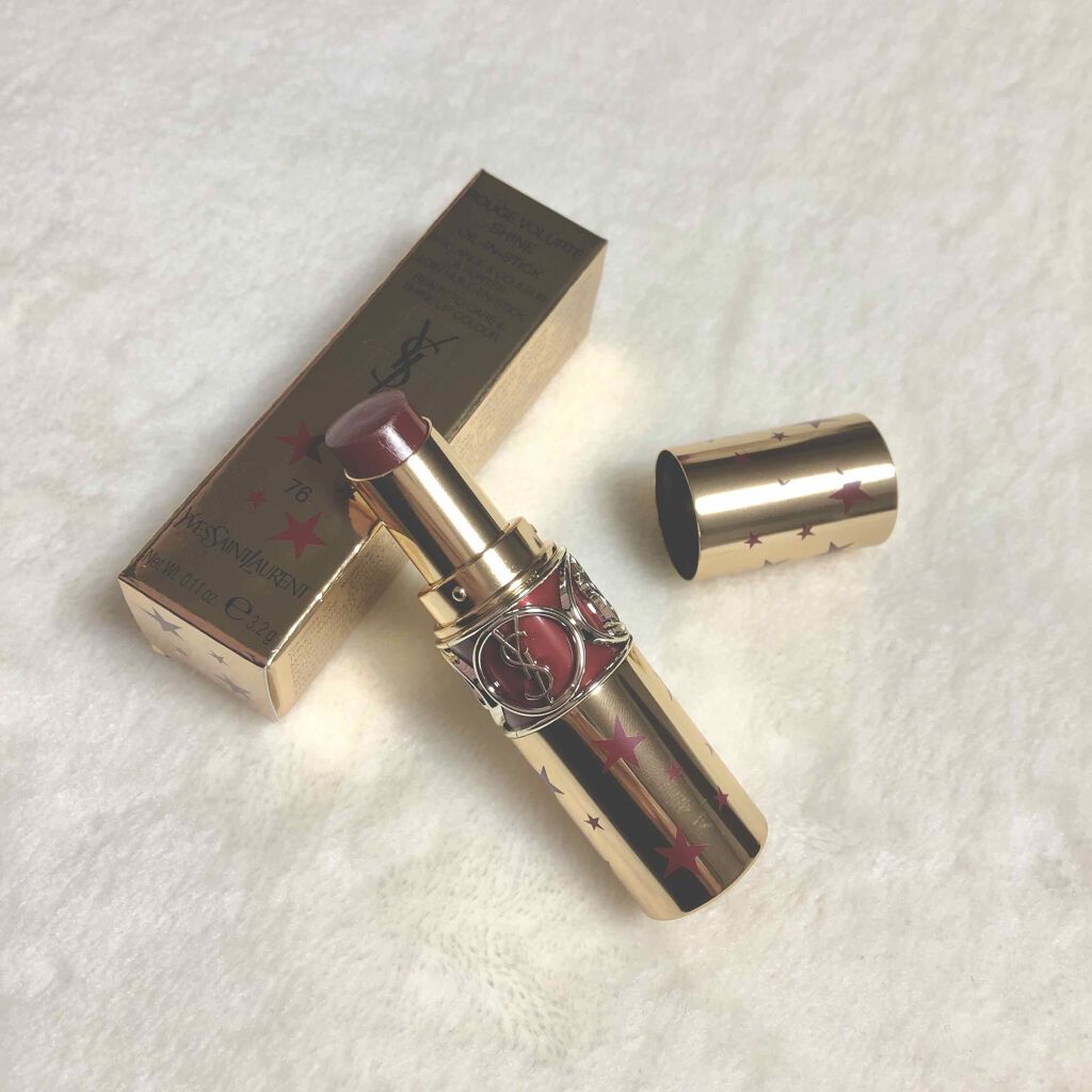 ルージュ ヴォリュプテ シャイン/YVES SAINT LAURENT BEAUTE/口紅を使ったクチコミ(1枚目)