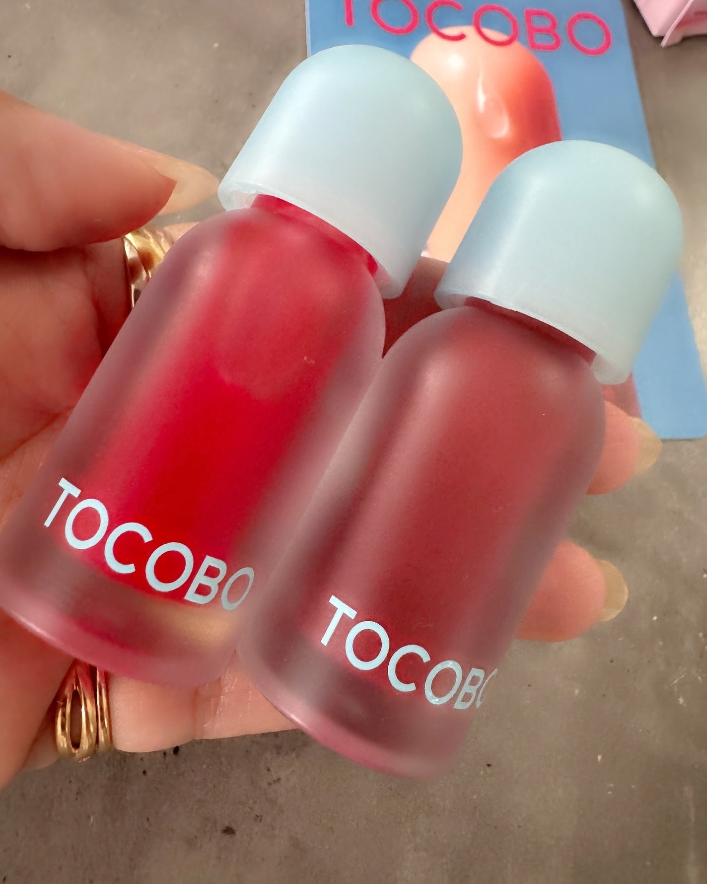 ジューシーベリープランピングリップオイル/TOCOBO/リップグロスを使ったクチコミ(2枚目)