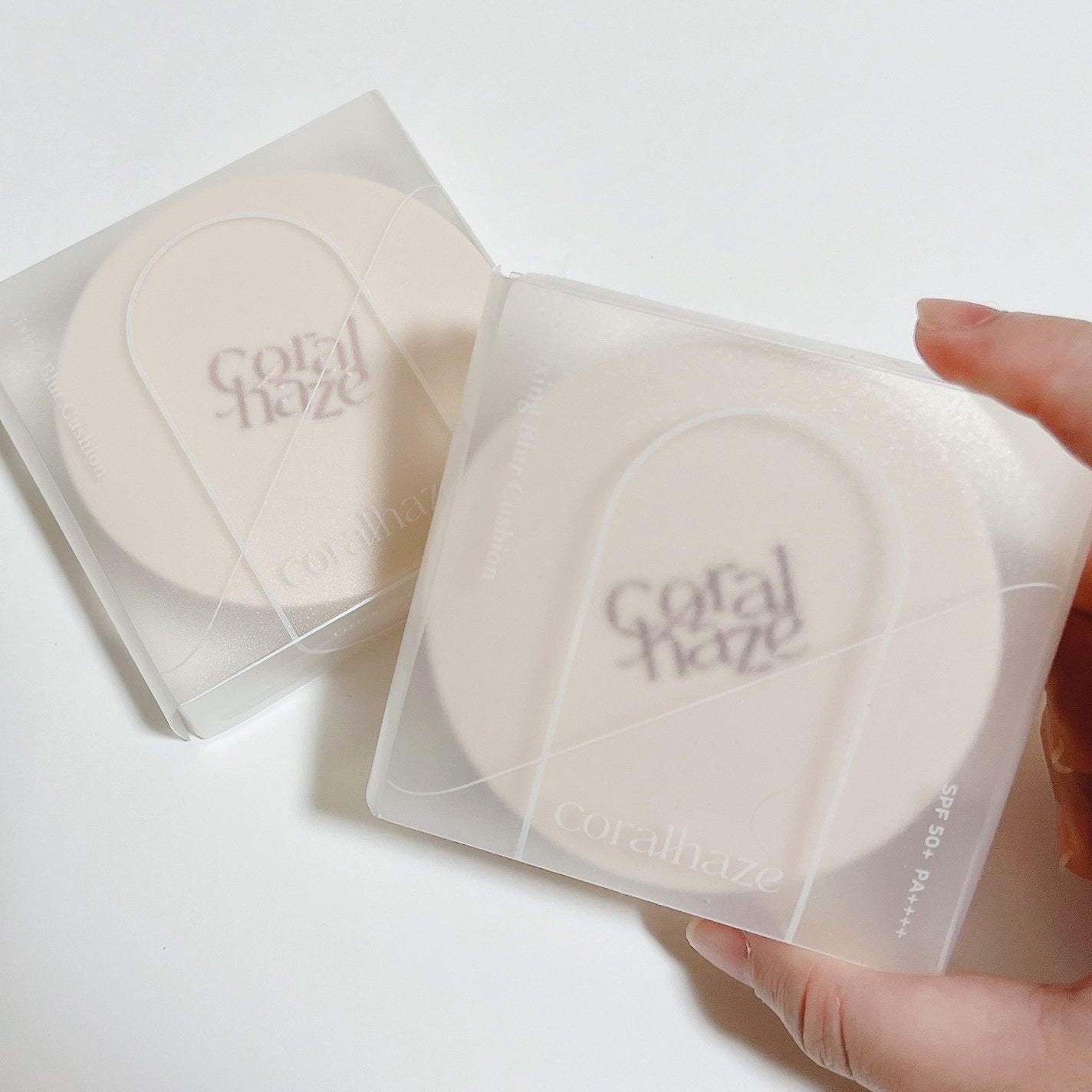 フィクシングブラークッション/Coralhaze/クッションファンデーションを使ったクチコミ(5枚目)